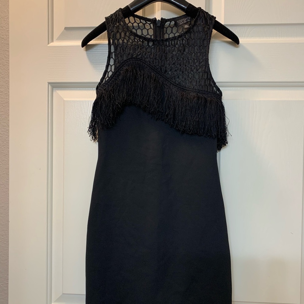 Dress TopShop size 4 black